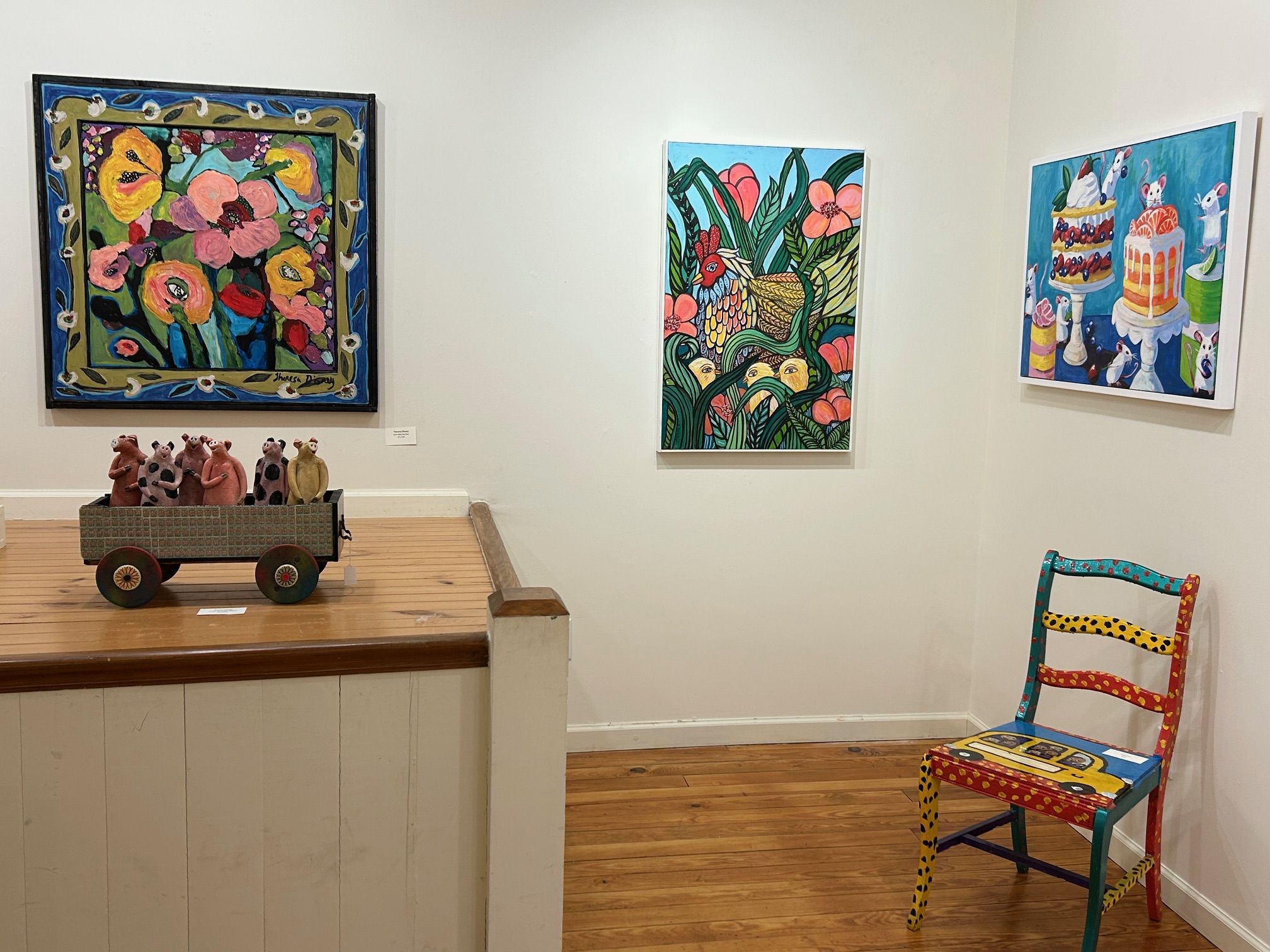 Group Show exhibition at Main Street Gallery, Clayton, Ga