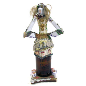 Derek Webster, folk art sculpture made from found objects