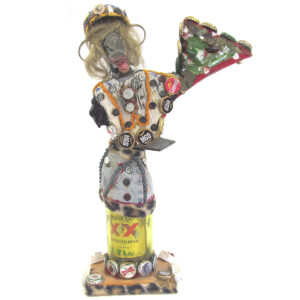 Derek Webster, folk art sculpture made from found objects