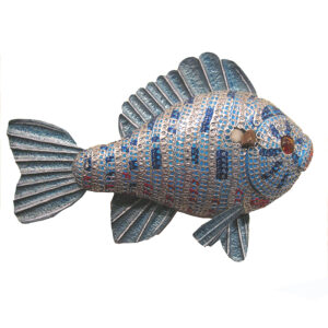 K G McIntosh, folk art fish with bottlecaps
