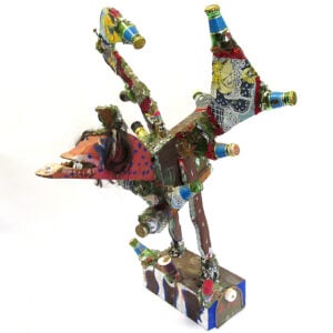 Derek Webster, art sculpture using found objects