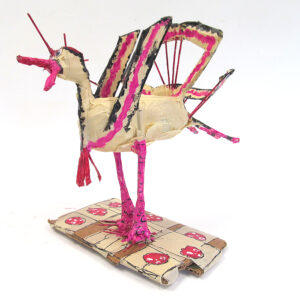Willard Hill, folk art sculpture made from masking tape