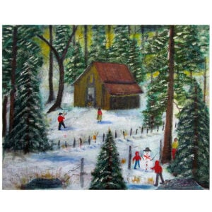 Winter Snow Scene by Amy Payne