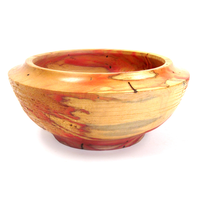 Turned box elder bowl by Tony Raffalovich for sale