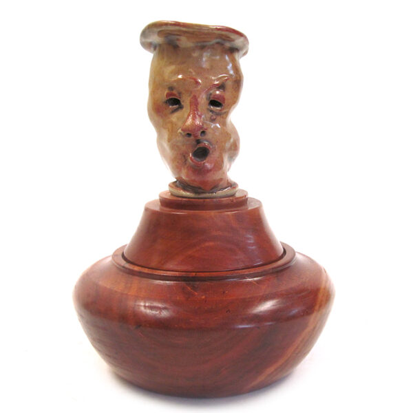 Anthony Raffalovich ceramic and turned wood vessel