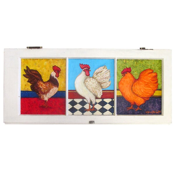 Mary Klein rooster painting for sale
