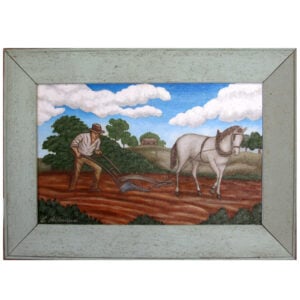 Photo of a painting by Clint Alderman