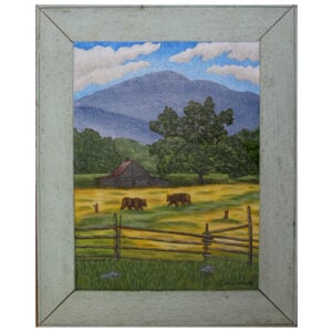 Photo of a painting by Clint Alderman