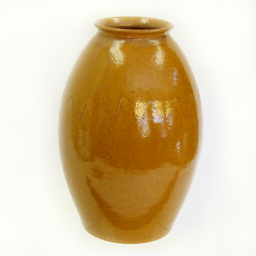 Roger Corn southern folk pottery vase for sale