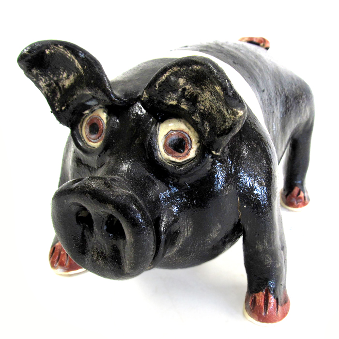 Steve Turpin southern folk pottery pig